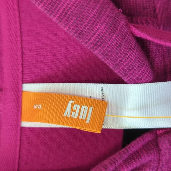 Lucy Pink Sexy Sweat Half Zip Pullover Hoody - Size Small - Picture 6 of 9